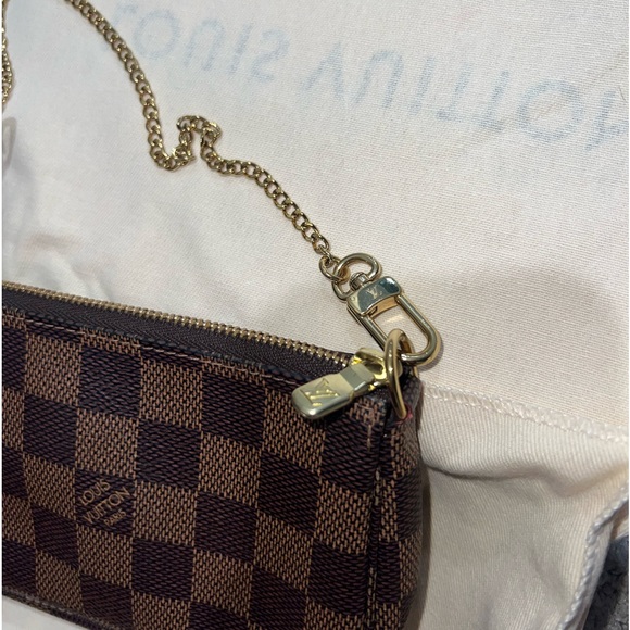 Louis Vuitton Mini Bag in Brown Checkered Pattern - Picture 9 of 10